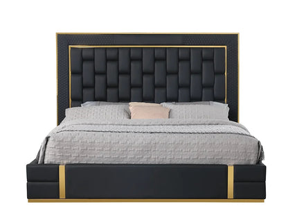 B700 Marbella (Black) Storage Bed