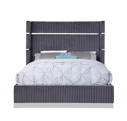 B786 Aspen (Grey) Queen Bed