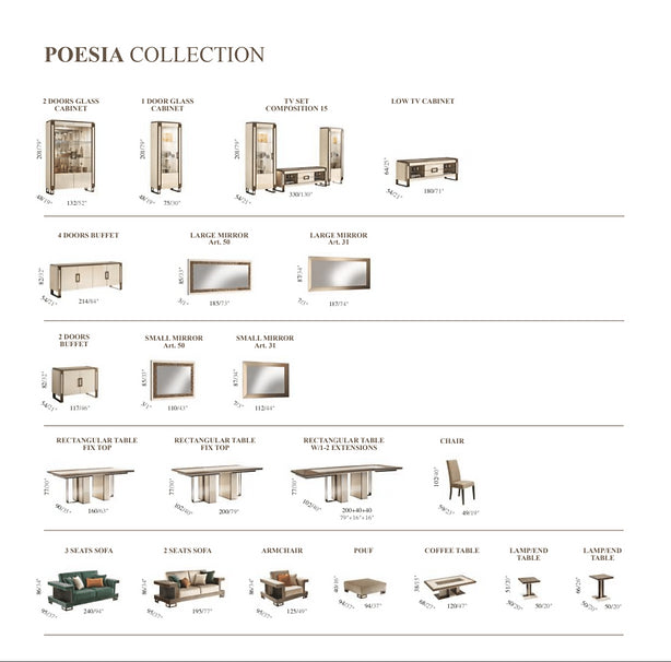 Poesia Collection Dining Set