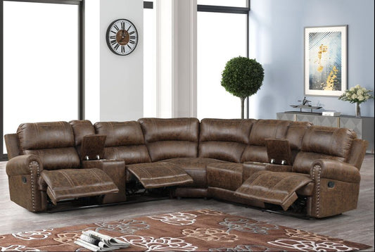 Carrol OVERSIZED Reclining Sectional
