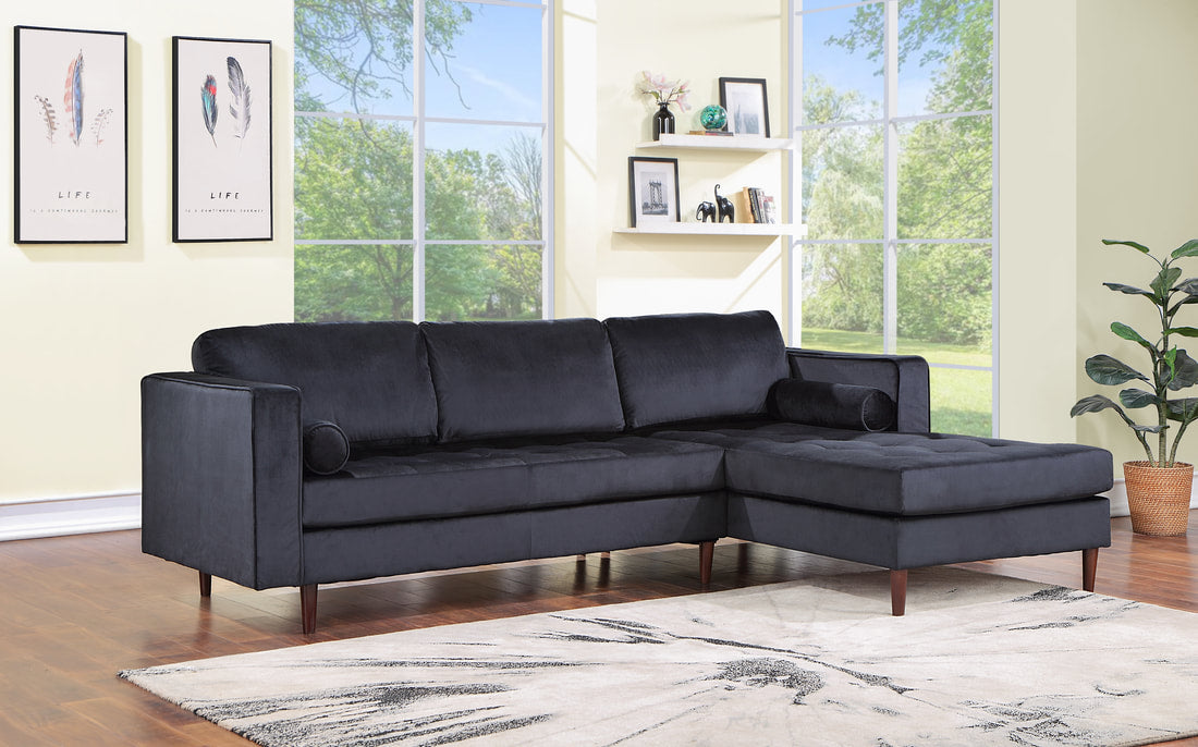 Roxy Sectional Velvet