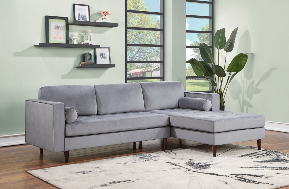 Roxy Sectional Velvet