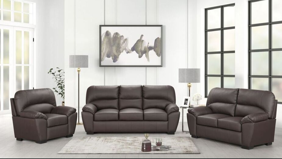 Tiffany Brown 2PC or 3PC Sofe&Loveseat