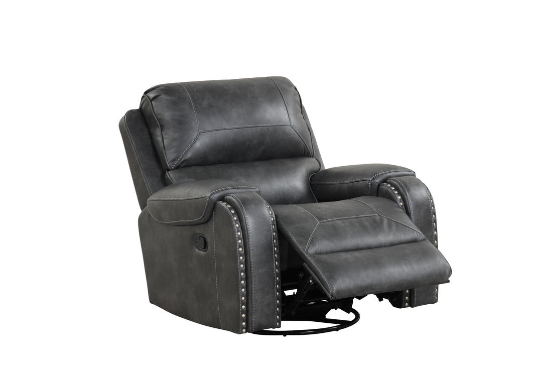 Titan2003-Charcoal OVERSIZED 3pc Reclining Set **NEW ARRIVAL**