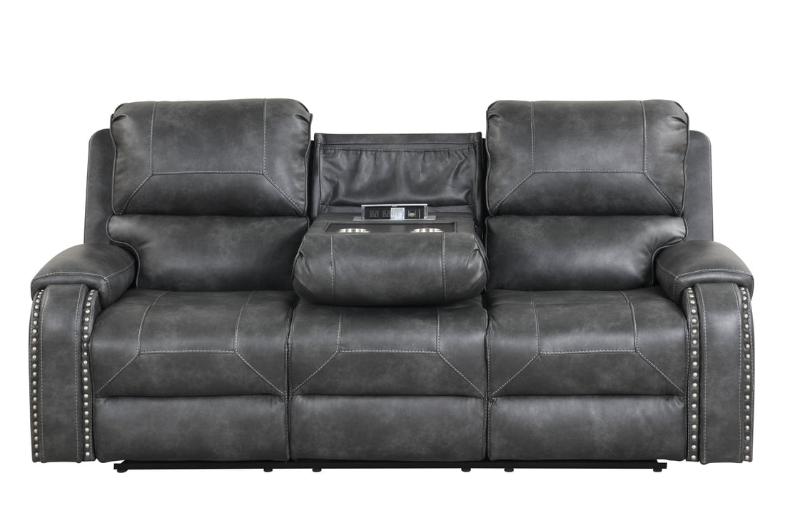 Titan2003-Charcoal OVERSIZED 3pc Reclining Set **NEW ARRIVAL**